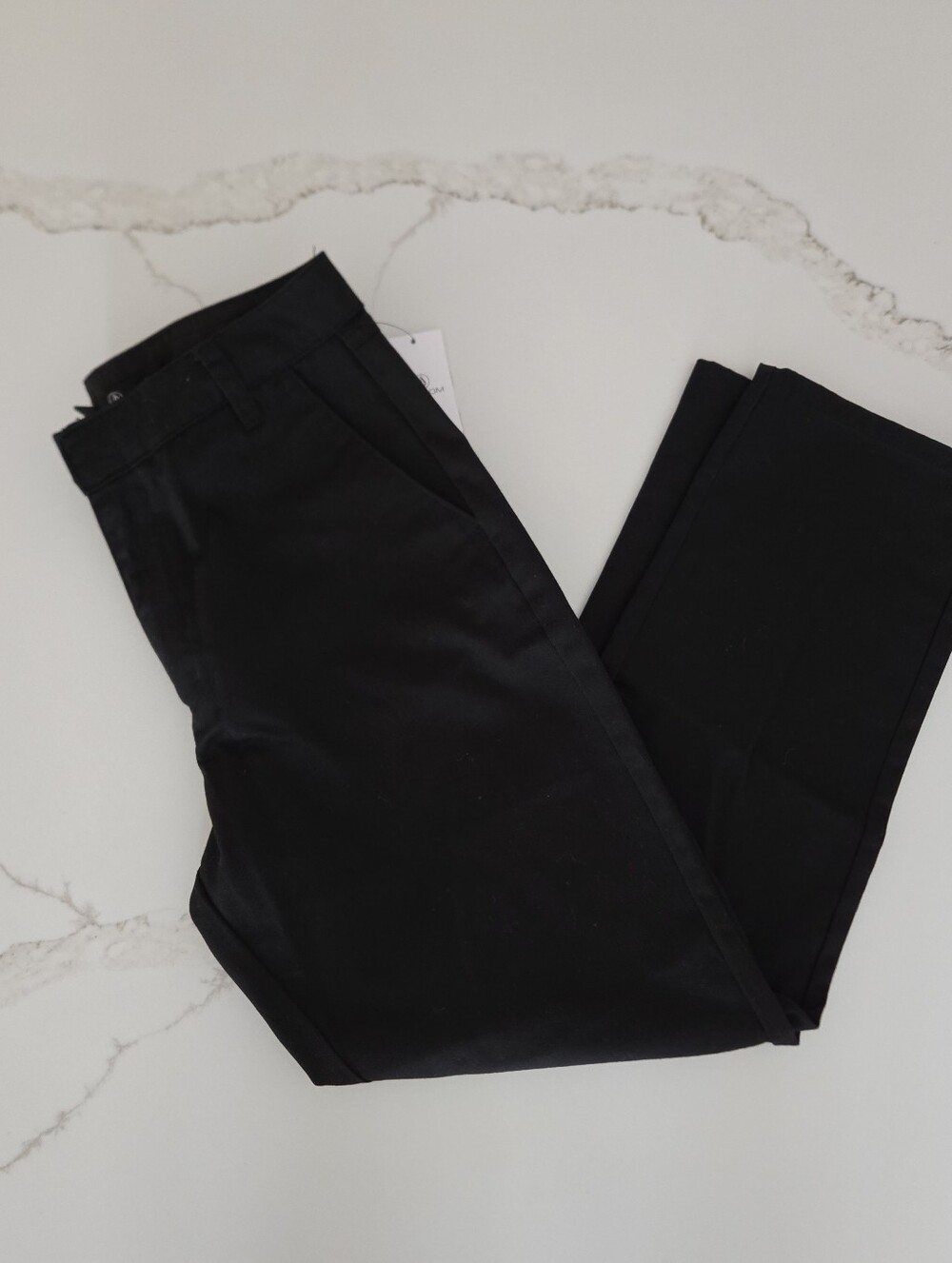 Volcom Black Pants - Straight Cut